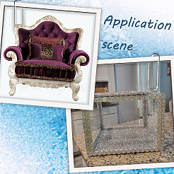 5 набор из 200 прозрачных смоляных кабошонов&nbsp;CRES-SP0001-04B