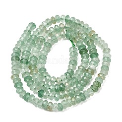Природный зеленый бисер пряди клубники кварца&nbsp;G-G343-A07-2x4mm