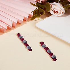 2 шт. заколки для волос из крокодиловой кожи для женщин и девочек из полипропилена&nbsp;PHAR-LP0003-006A