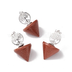 Природные и синтетические Gemstone подвески&nbsp;G-E150-04P