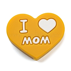 Силиконовые фокусные бусы на день матери&nbsp;FIND-PW0005-12C