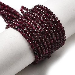 Гранат природный бисер нитей&nbsp;LS-G-I341-09B-01