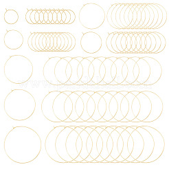 56 шт. 7 стиля серег-колец из хирургической нержавеющей стали 316&nbsp;STAS-TA0002-84
