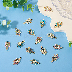 16 шт. подвески-соединители из сплава со стразами&nbsp;ALRI-TA0001-39