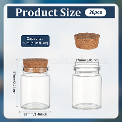 Украшение из стеклянных пробковых бутылок DIY-WH0430-987B