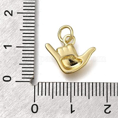 Латунные подвески&nbsp;LS-ZIRC-I070-019G-1