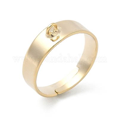 Регулируемые латунные кольца для подвесного кулона&nbsp;KK-K414-07G-1