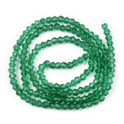 Прозрачные стеклянные бусины&nbsp;GLAA-F029-2mm-30-1