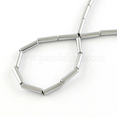 Гальванизировать немагнитных синтетические нити гематита трубки шарик G-S203-10I-1