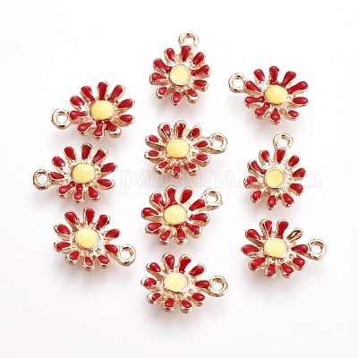 Подвески из эмали и сплава&nbsp;PALLOY-WH0052-04D-1