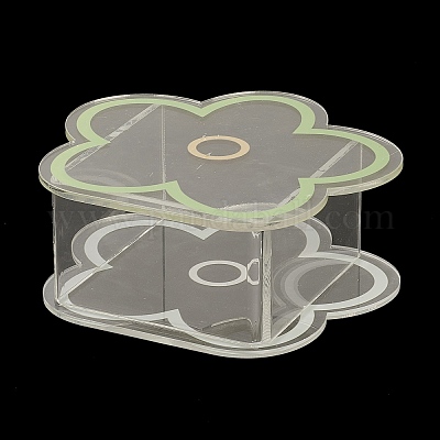 Акриловая ваза с принтом&nbsp;LS-DJEW-G042-01C-1