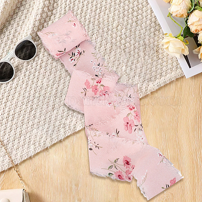 Лента из полиэстера с бахромой и цветочным принтом длиной 5 м&nbsp;OCOR-WH20006-19B-1