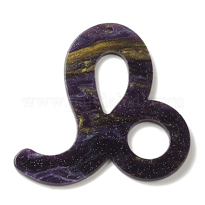 Акриловые подвески-брелки&nbsp;SACR-S608-04G-02-1