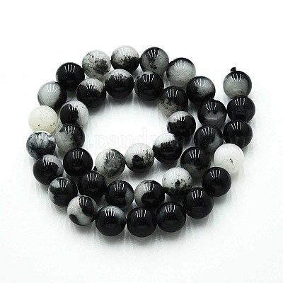 Природного кварца нитей бисера&nbsp;G-N355-10mm-64-1