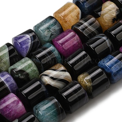 Природный агат бисер нитей&nbsp;G-F820-P01-01F-1