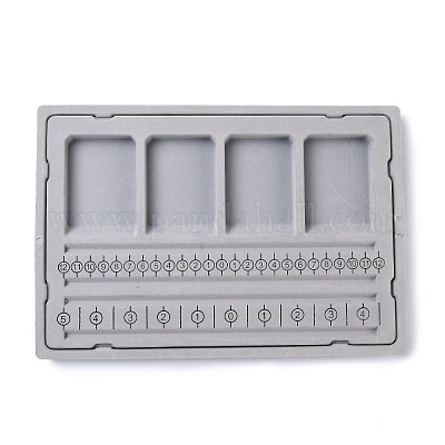 Пластиковые флокированные браслеты доски для дизайна бисера&nbsp;ODIS-Z001-01-1