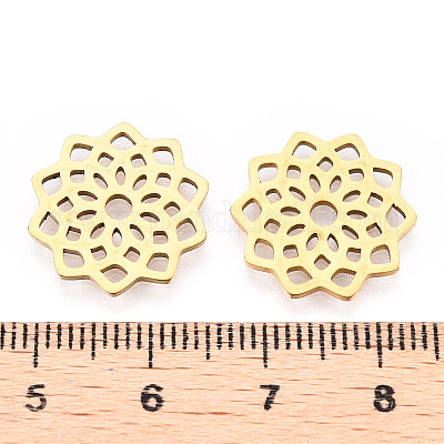 Филигранные соединительные звенья из нержавеющей стали 304&nbsp;LS-X-STAS-T044-40G-1