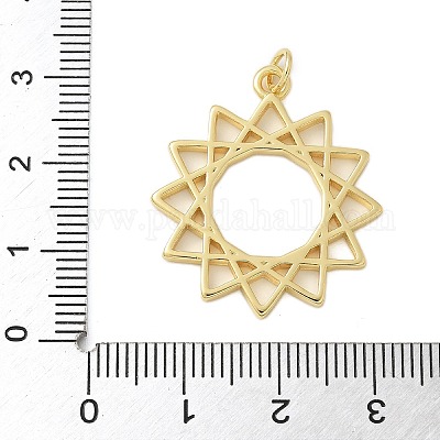 Латунные подвески&nbsp;KK-P293-03G-1