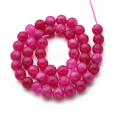 Природного кварца нитей бисера&nbsp;G-N355-8mm-48-1