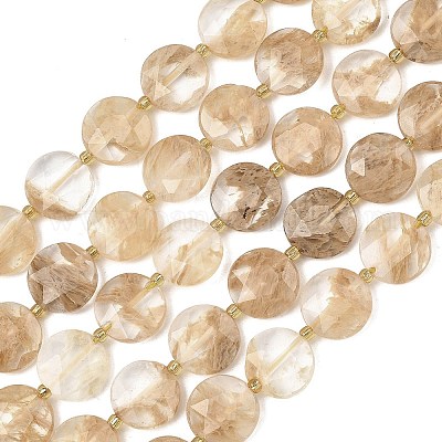 Кофе арбуз камень стеклянные бусы пряди&nbsp;G-A292-A04-01-1