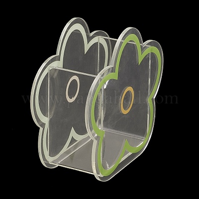 Акриловая ваза с принтом&nbsp;LS-DJEW-G042-01C-1