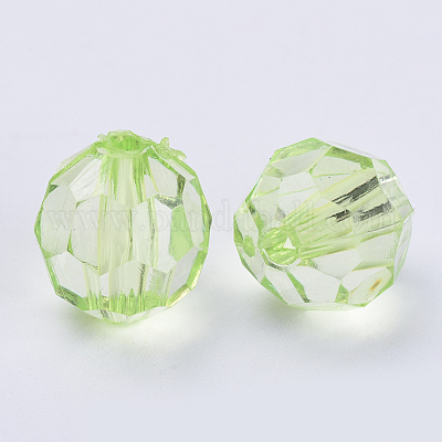 Прозрачные акриловые бусины&nbsp;LS-TACR-Q257-6mm-V32-1