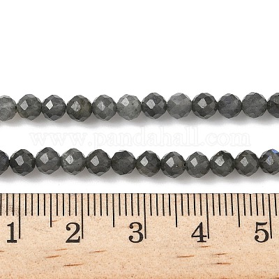 Природные лабрадорита бисер нитей&nbsp;LS-G-L622-C03-4mm-1