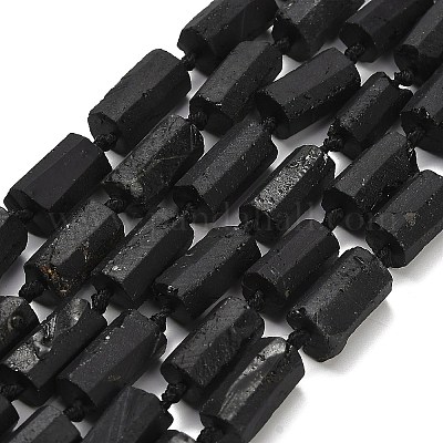 Натуральный черный турмалин бисер нитей&nbsp;G-F716-01-A01-1