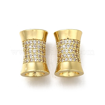 Латунь микропаве прозрачный кубический цирконий европейский бисер&nbsp;LS-ZIRC-I070-048G-1