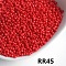Opaque 8/0 Glass Seed Beads, Round, FireBrick, 8/0, 3.5~4x3mm, about 300pcs/10g