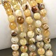 Природные желтые опал бусины пряди&nbsp;LS-G-I213-18-6mm-5