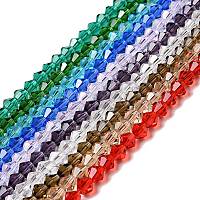 Имитация австрийского хрусталя 5301 биконус&nbsp;GLAA-S026-6mm-M