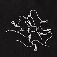 Серьги ювелирные изделия железо серебристый цвет серьги крючки&nbsp;X-E135-S