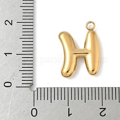 Подвески с инициалами из нержавеющей стали 304 STAS-S186-12H-G