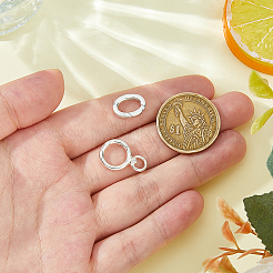 1 шт. 925 поворотные застежки из стерлингового серебра&nbsp;STER-HS0001-24B