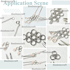 120 шт. латунные разрезные кольца&nbsp;KK-BBC0023-11B