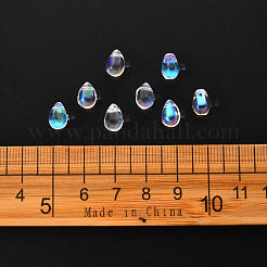 Прозрачные брызги окрашенные стеклянные подвески&nbsp;GLAA-YW0001-16