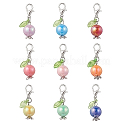 Круглые акриловые подвески&nbsp;HJEW-JM04279-02