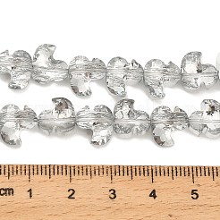 Стеклянные бусины с гальваническим покрытием &nbsp;EGLA-P066-03A-HP04