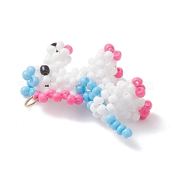 3d стеклянные бусины в виде лошади&nbsp;PALLOY-MZ01215