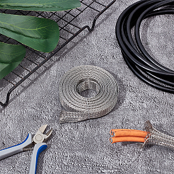 4 м плоская плетеная трубка из нержавеющей стали марки 304&nbsp;FIND-UN0016-16A