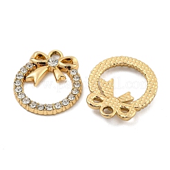 Подвески со стразами из сплава с ультрафиолетовым покрытием&nbsp;ALRI-C009-03G