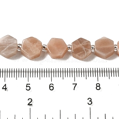 Натуральный Sunstone бисер пряди&nbsp;G-P534-A09-02