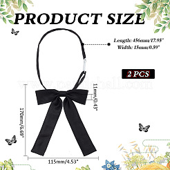Регулируемый женский галстук-бабочка&nbsp;AJEW-WH0348-733B