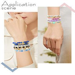 Наборы для самостоятельного изготовления браслетов из бусин в стиле бохо&nbsp;DIY-YW0011-37