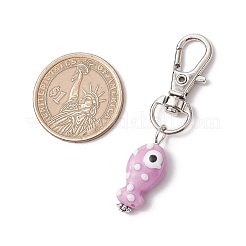 12 шт. подвеска в виде рыбы из фарфора ручной работы&nbsp;HJEW-JM03262