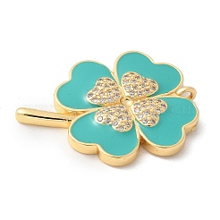 Латунные микро проложить кубического циркония подвески&nbsp;KK-U053-25G-02