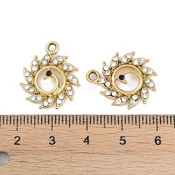 Подвески из сплава и страза&nbsp;FIND-M018-19G