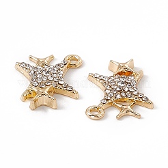 Сплава кристалла горный хрусталь подвески&nbsp;ALRI-K049-05G