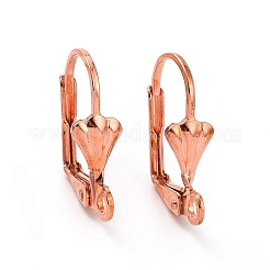 Латунная фурнитура Leverback для серег&nbsp;KK-R071-07RG